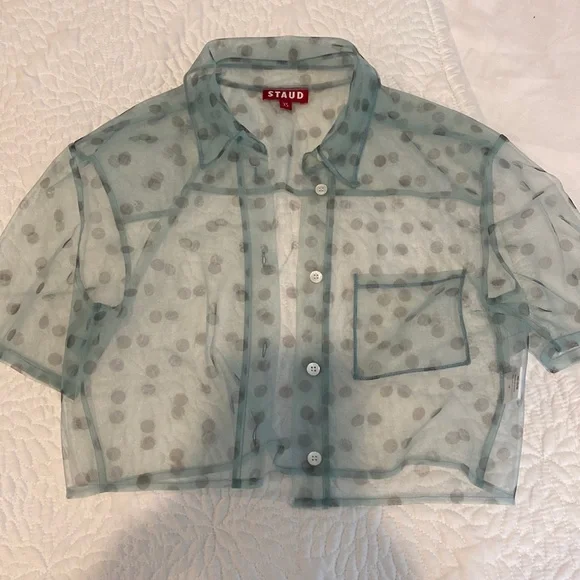 STAUD Polka Dot Top - Picture 1 of 2